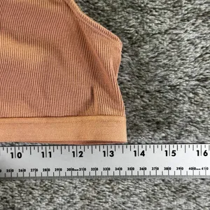 Madewell Rib Knit Front Button Brallete Women’s Large thumbnail 5