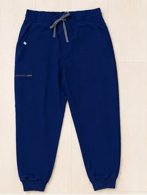 FIGS Zamora Jogger Scrub Pants Technical Collection Navy Sz L Medical thumbnail 1