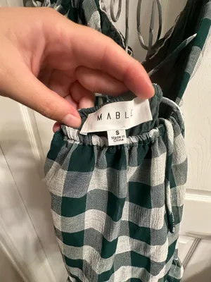 Green Gingham Dress thumbnail 3