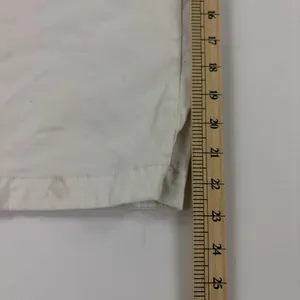 Maeve Anthropologie Pants Womens 2 White Cropped Wide Leg Twill Pleated Stretch thumbnail 7