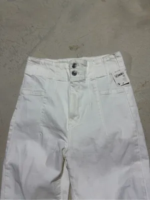 We the free people NWT Women’s White Flared Jeans 30 MARKS MSRP$98 thumbnail 6