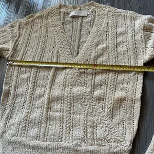 Astr The Label Knit Sweater Womens Small Wrap Front Cream thumbnail 6