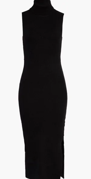 Topshop Sleeveless Turtleneck Sweater Dress thumbnail 1