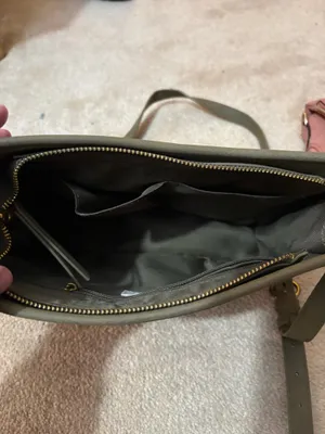 Olive green crossbody purse thumbnail 3