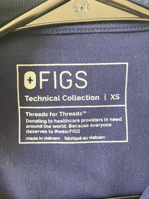 Figs Scrub Jacket Navy thumbnail 6