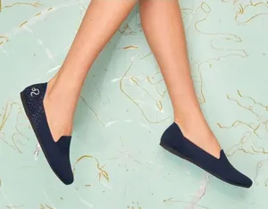 NWOB Rothy's Navy Blue Pisces Loafer Shoes thumbnail 1
