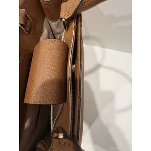 Michael Kors Leather Karla Small EW Top Handle Satchel Bag Crossbody Luggage thumbnail 6