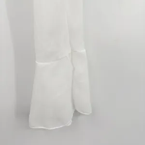 H&M Divided Women White Sheer Ruffle Fairycore Tie Front Crop Top Bolero‎ Size L thumbnail 5
