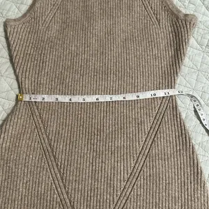 New with tags by Love Bonito Katrin Turtleneck Midi Dress Sleeveless Tan Knit thumbnail 10