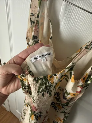 Reformation Twilight Dress in Milo Floral 12 thumbnail 5