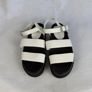 Madden‎ Girl Doral White Black Chunky Platform Strappy Sandals Women US 8.5 thumbnail 4