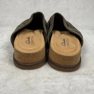 Clarks‎ Collection Brown Suede Mules Ultimate Comfort Clogs Womens 7M 26168507 thumbnail 8