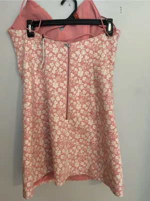 Alice + Olivia Rose and White Floral Slip Dress thumbnail 5