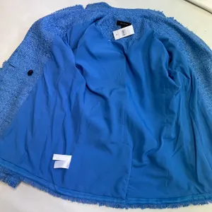 Ann Taylor Fringed Tweed Double Breasted Blazer NWT thumbnail 10