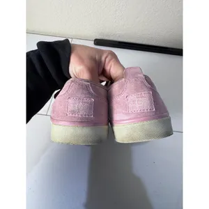 UGG Suede Shearling Lined Sneakers Women‎ Size 5.5 Purple Lace Up Minimalist thumbnail 4