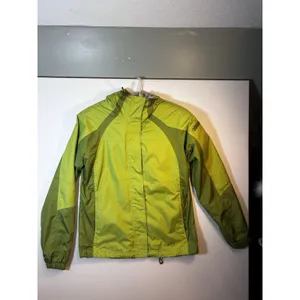 Free Country AthletX Series Women’s Green Hooded Full Zip Windbreaker Jacket M thumbnail 9