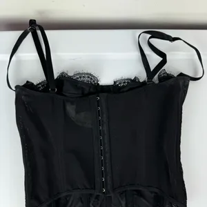 Dealmore Corset Top Sz Small Black Lace Mesh Crop Top thumbnail 11