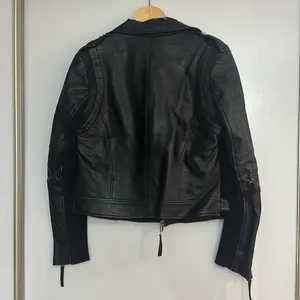 MOVING SALE BCBGeneration Faux Fur Leather Moto Jacket thumbnail 5