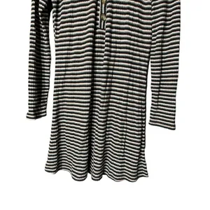 American Eagle Brown Stripped Knit‎ Dress Size Medium thumbnail 3