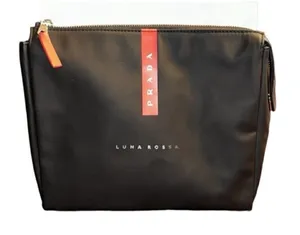 Prada Luna Rossa Unisex Black/Red Pouch thumbnail 1