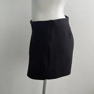 NEW Zara Mini Skort Skirt Black Pearl SMALL High Rise Womens thumbnail 7