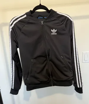 Adidas Zip-Up Jacket Black thumbnail 1