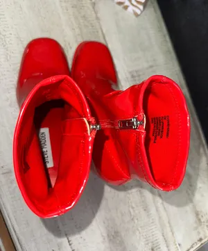 Steve Madden Red Booties thumbnail 8