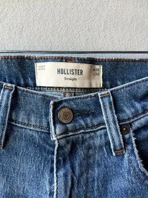 Hollister Straight Leg Jeans W28 L30 Medium Wash Denim Y2K Casual Basic thumbnail 4