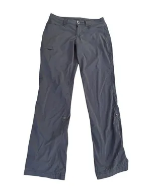 Eddie Bauer Womens Gray Convertible Roll-Up hiking Pants Size 2 With Pockets Nyl thumbnail 1