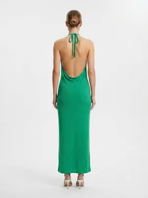 ASOS DESIGN Green Halter Neck Maxi Dress, Size US 6 (UK 10) thumbnail 10