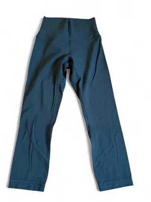 Lululemon High-Rise Align Leggings, Cropped, Black, Size 2 thumbnail 1
