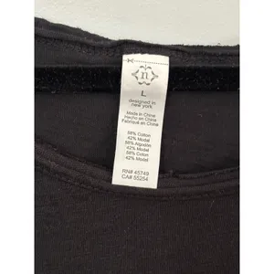 Nanette Lepore Play Black Snake Graphic Tee T-Shirt‎ Women's L thumbnail 3