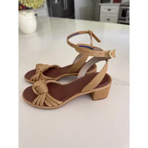 ROTHY'S The Knot Heeled Sandals in Golden Sun Size 6.5 thumbnail 6