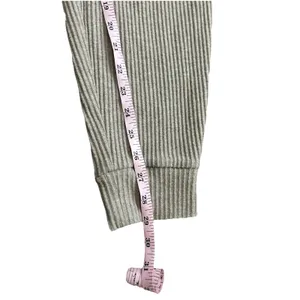 Alo Muse Set Hoodie & Joggers Ribbed Gravel Heather Size Small thumbnail 10