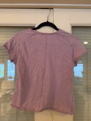 ZARA Light Purple Tee Size M thumbnail 3