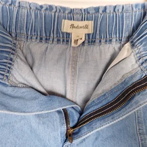 Madewell Denim Pul-On Paperbag Shorts in Bunten Wash size 26 thumbnail 5
