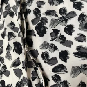The Limited‎ Shirt Dress Women XS Black White NO BELT Abstract Print 3/4 Sleeve thumbnail 11