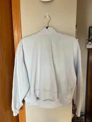 Light baby blue hoodie thumbnail 1