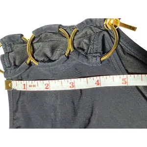 Victorias Secret High-Waist Bikini Gold Ring Sides L EUC thumbnail 8