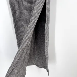 Lavender Brown Grey Maxi Bodycon Skirt With Slit Size M thumbnail 3