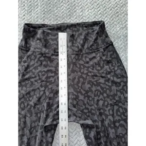 Lululemon Women's Aligh High Rise Jog Stretch‎ pants Color Black Gray Size 6 thumbnail 7
