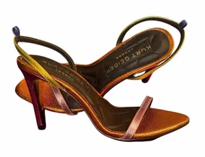 Kurt Geiger Leather Multicolored Slingback Sandals(Size 36.5) thumbnail 1