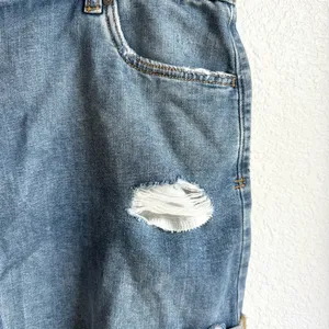 NEW Aerie Womens Shorts Denim Distressed Frayed Hem Casual Size XXL thumbnail 8