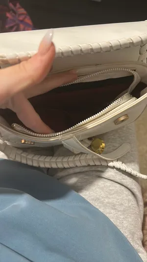 Cute white purse thumbnail 2