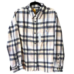 Carhartt 104972 Rugged Flex Flannel Button Up Long Sleeve Shirt Size XL thumbnail 3
