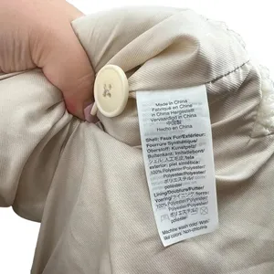 Madewell Sherpa Walton‎ Shirt-Jacket Cream Ivory Button Down Size XS thumbnail 10