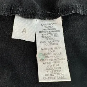 Loft Black Blouse Sz S Sheer Front Knit Back V-Neck Flapped Neckline thumbnail 5