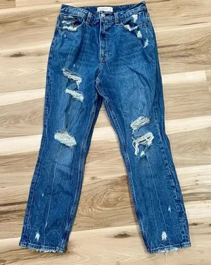 Abercrombie and Fitch Curve Love High Rise Mom Jeans Women’s 27/4 thumbnail 1