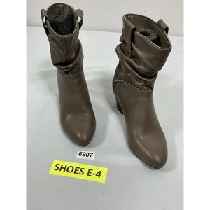 Womans Excellent White Mountain Smile Pull On Slouchy Ankle Boots 9 M Brown thumbnail 3