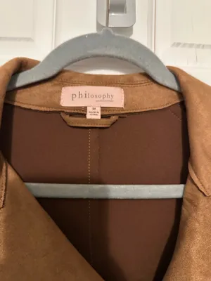 Faux suede jacket  thumbnail 2